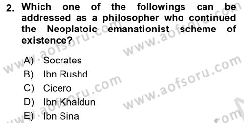 Political Thought Dersi 2024 - 2025 Yılı (Final) Dönem Sonu Sınav Soruları 2. Soru