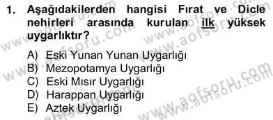 Mimarlik Tarihi Dersi 2012 - 2013 Yılı (Vize) Ara Sınav Soruları 1. Soru