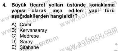 Mimarlik Tarihi Dersi 2012 - 2013 Yılı (Vize) Ara Sınav Soruları 4. Soru