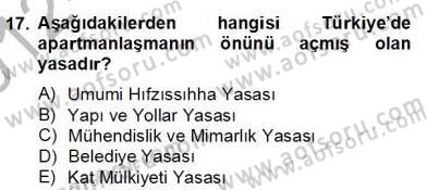 Mimarlik Tarihi Dersi 2012 - 2013 Yılı (Final) Dönem Sonu Sınav Soruları 17. Soru