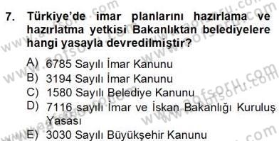 Mimarlik Tarihi Dersi 2012 - 2013 Yılı (Final) Dönem Sonu Sınav Soruları 7. Soru