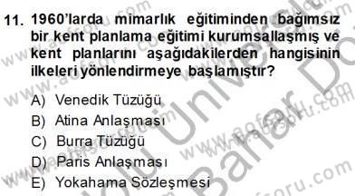 Mimarlik Tarihi Dersi 2013 - 2014 Yılı (Final) Dönem Sonu Sınav Soruları 11. Soru