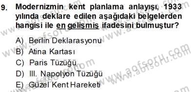 Mimarlik Tarihi Dersi 2013 - 2014 Yılı (Final) Dönem Sonu Sınav Soruları 9. Soru