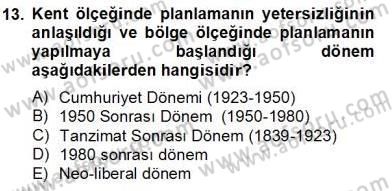 Mimarlik Tarihi Dersi 2013 - 2014 Yılı Tek Ders Sınav Soruları 13. Soru