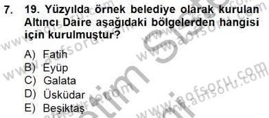 Mimarlik Tarihi Dersi 2014 - 2015 Yılı (Vize) Ara Sınav Soruları 7. Soru