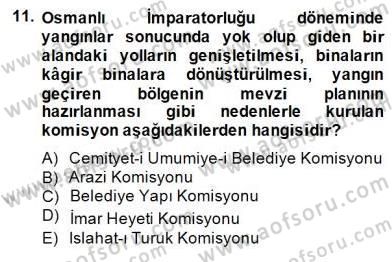 Mimarlik Tarihi Dersi 2014 - 2015 Yılı (Final) Dönem Sonu Sınav Soruları 11. Soru