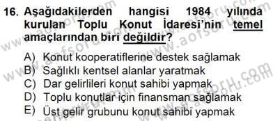 Mimarlik Tarihi Dersi 2014 - 2015 Yılı (Final) Dönem Sonu Sınav Soruları 16. Soru