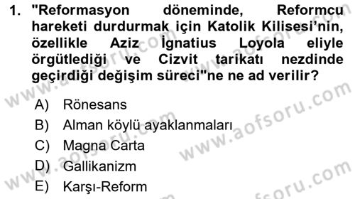 Siyasi Düşünceler Tarihi Dersi 2024 - 2025 Yılı (Final) Dönem Sonu Sınav Soruları 1. Soru