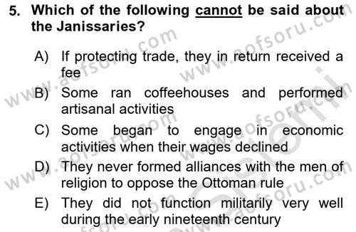 Principles Of Ataturk And The History Of Turkish Revolution 1 Dersi 2020 - 2021 Yılı Yaz Okulu Sınav Soruları 5. Soru