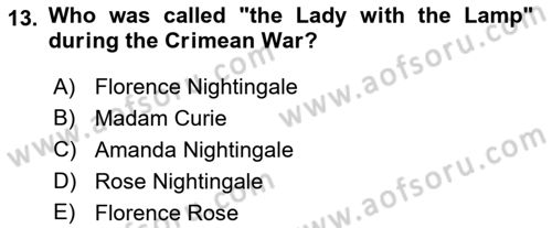 Principles Of Ataturk And The History Of Turkish Revolution 1 Dersi 2022 - 2023 Yılı (Vize) Ara Sınav Soruları 13. Soru