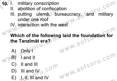 Principles Of Ataturk And The History Of Turkish Revolution 1 Dersi 2022 - 2023 Yılı Yaz Okulu Sınav Soruları 10. Soru