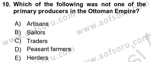 Principles Of Ataturk And The History Of Turkish Revolution 1 Dersi 2024 - 2025 Yılı (Vize) Ara Sınav Soruları 10. Soru