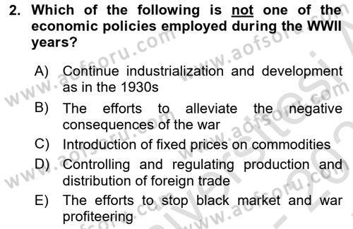 Principles Of Ataturk And The History Of Turkish Revolution 2 Dersi 2021 - 2022 Yılı (Final) Dönem Sonu Sınav Soruları 2. Soru