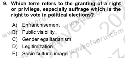 Principles Of Ataturk And The History Of Turkish Revolution 2 Dersi 2021 - 2022 Yılı Yaz Okulu Sınav Soruları 9. Soru