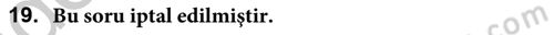 Atatürk İlkeleri Ve İnkılap Tarihi 2 Dersi 2018 - 2019 Yılı Yaz Okulu Sınavı 19. Soru