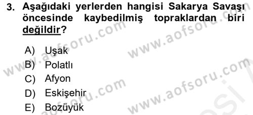 Türkiye Cumhuriyeti Siyasî Tarihi Dersi 2015 - 2016 Yılı (Vize) Ara Sınav Soruları 3. Soru
