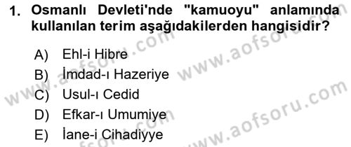Türkiye Cumhuriyeti Siyasî Tarihi Dersi 2018 - 2019 Yılı (Vize) Ara Sınav Soruları 1. Soru