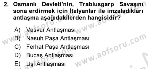 Türkiye Cumhuriyeti Siyasî Tarihi Dersi 2020 - 2021 Yılı Yaz Okulu Sınav Soruları 2. Soru