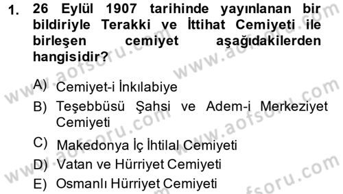 Türkiye Cumhuriyeti İktisat Tarihi Dersi 2013 - 2014 Yılı (Vize) Ara Sınav Soruları 1. Soru