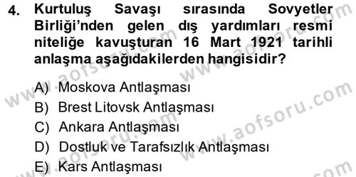 Türkiye Cumhuriyeti İktisat Tarihi Dersi 2013 - 2014 Yılı (Vize) Ara Sınav Soruları 4. Soru