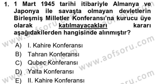 Türkiye Cumhuriyeti İktisat Tarihi Dersi 2015 - 2016 Yılı (Final) Dönem Sonu Sınav Soruları 1. Soru
