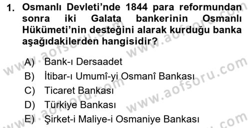 Türkiye Cumhuriyeti İktisat Tarihi Dersi 2021 - 2022 Yılı (Vize) Ara Sınav Soruları 1. Soru