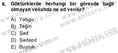 Hukuk Tarihi Dersi 2014 - 2015 Yılı (Final) Dönem Sonu Sınav Soruları 6. Soru