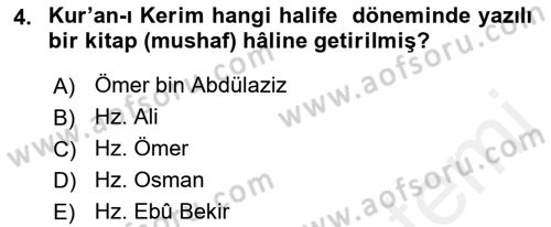 Hukuk Tarihi Dersi 2015 - 2016 Yılı Tek Ders Sınav Soruları 4. Soru