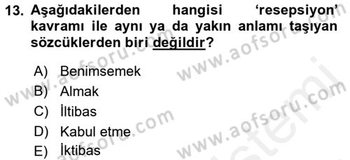 Hukuk Tarihi Dersi 2017 - 2018 Yılı 3 Ders Sınav Soruları 13. Soru