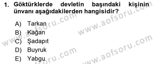 Hukuk Tarihi Dersi 2021 - 2022 Yılı (Final) Dönem Sonu Sınav Soruları 1. Soru