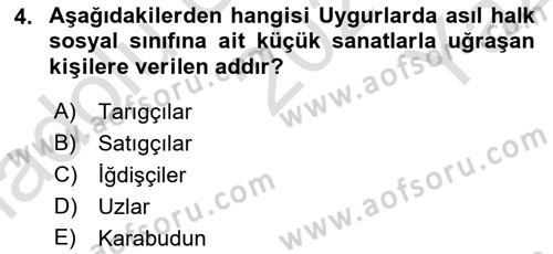Hukuk Tarihi Dersi 2021 - 2022 Yılı Yaz Okulu Sınav Soruları 4. Soru