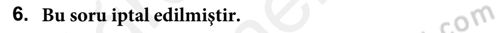 Modern Ortadoğu Tarihi Dersi 2018 - 2019 Yılı (Final) Dönem Sonu Sınav Soruları 6. Soru