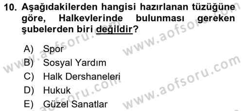 Türkiye´de Demokrasi Ve Parlamento Tarihi Dersi 2021 - 2022 Yılı Yaz Okulu Sınav Soruları 10. Soru