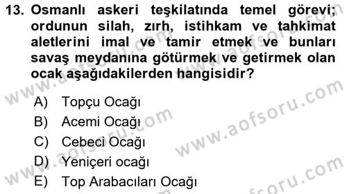 Eğitim Tarihi Dersi 2023 - 2024 Yılı (Vize) Ara Sınav Soruları 13. Soru