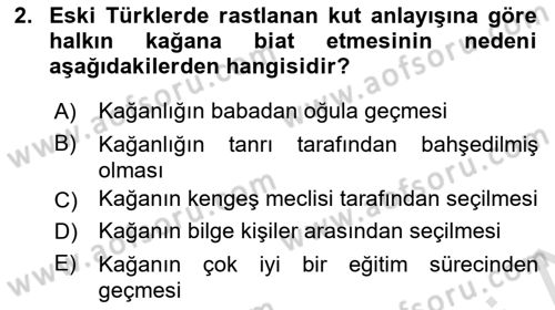 Eğitim Tarihi Dersi 2023 - 2024 Yılı (Final) Dönem Sonu Sınav Soruları 2. Soru