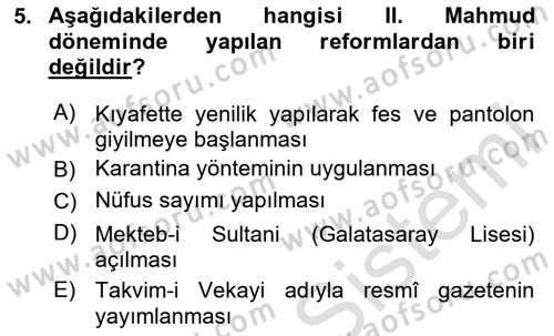 Türk Düşünce Tarihi Dersi 2023 - 2024 Yılı (Final) Dönem Sonu Sınav Soruları 5. Soru