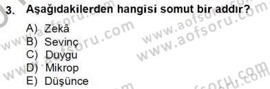 Türkçe Biçim Bilgisi Dersi 2012 - 2013 Yılı (Final) Dönem Sonu Sınav Soruları 3. Soru