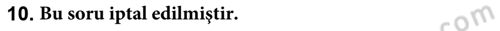Orhun Türkçesi Dersi 2019 - 2020 Yılı (Vize) Ara Sınav Soruları 10. Soru