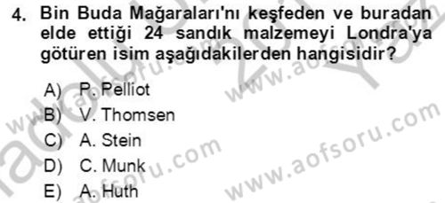 Uygur Türkçesi Dersi 2018 - 2019 Yılı Yaz Okulu Sınav Soruları 4. Soru