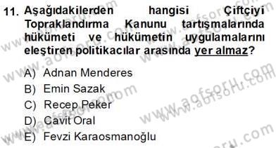 Türkçe Cümle Bilgisi 2 Dersi 2013 - 2014 Yılı (Final) Dönem Sonu Sınav Soruları 11. Soru