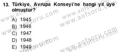 Türkçe Cümle Bilgisi 2 Dersi 2013 - 2014 Yılı (Final) Dönem Sonu Sınav Soruları 13. Soru