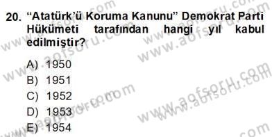 Türkçe Cümle Bilgisi 2 Dersi 2013 - 2014 Yılı (Final) Dönem Sonu Sınav Soruları 20. Soru