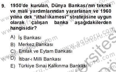 Türkçe Cümle Bilgisi 2 Dersi 2013 - 2014 Yılı (Final) Dönem Sonu Sınav Soruları 9. Soru