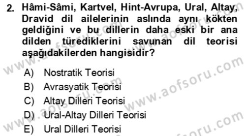 Çağdaş Türk Yazı Dilleri 1 Dersi 2025 - 2026 Yılı Yaz Okulu Sınav Soruları 2. Soru