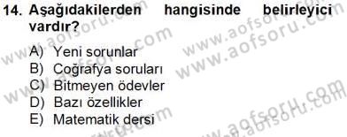 Genel Dilbilim 1 Dersi 2013 - 2014 Yılı Tek Ders Sınav Soruları 14. Soru
