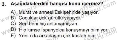 Genel Dilbilim 2 Dersi 2012 - 2013 Yılı (Final) Dönem Sonu Sınav Soruları 3. Soru