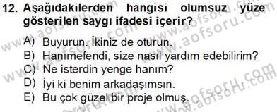 Genel Dilbilim 2 Dersi 2013 - 2014 Yılı Tek Ders Sınav Soruları 12. Soru