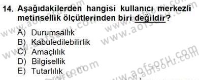 Genel Dilbilim 2 Dersi 2014 - 2015 Yılı (Final) Dönem Sonu Sınav Soruları 14. Soru