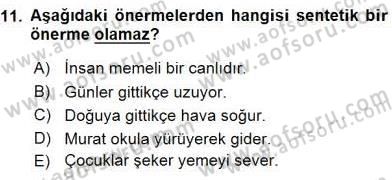 Genel Dilbilim 2 Dersi 2015 - 2016 Yılı (Vize) Ara Sınav Soruları 11. Soru