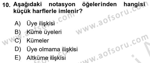 Genel Dilbilim 2 Dersi 2020 - 2021 Yılı Yaz Okulu Sınav Soruları 10. Soru